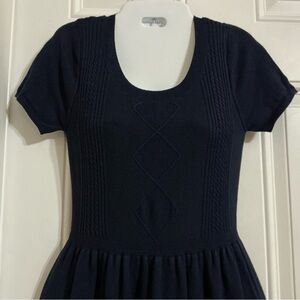 Forever 21 Navy Blue Mini Sweater Dress Size M